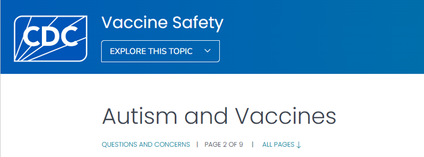 The CDC Changed Its Official Position on Vaccines and Autism!