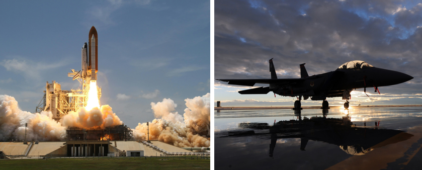 Launch of Astronauts and Service Members Rescued in Iran